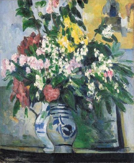 Paul Cezanne Les deux vases de fleurs